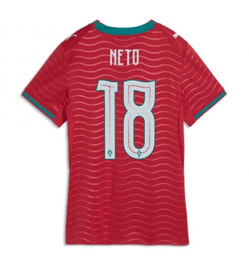 Portugalsko Pedro Neto #18 Domácí Dres pro Dámské MS 2026 Krátký Rukáv Portugalsko Pedro Neto #18 Domácí Dres pro Dámské MS 2026 Krátký Rukáv